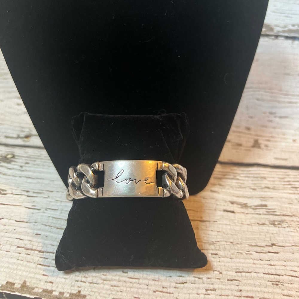 Premier Designs Silver Love Bracelet